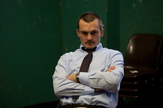 Rupert Friend  playing Oliver Baumer in Starred Up