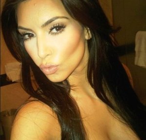 Kim Kardashian's duckface selfie
