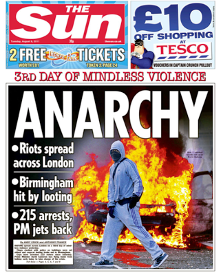 LondonRiotsFrontPages1