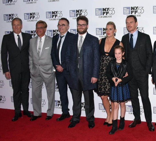 attends the 53rd New York Film Festival - "Steve Jobs" at Alice