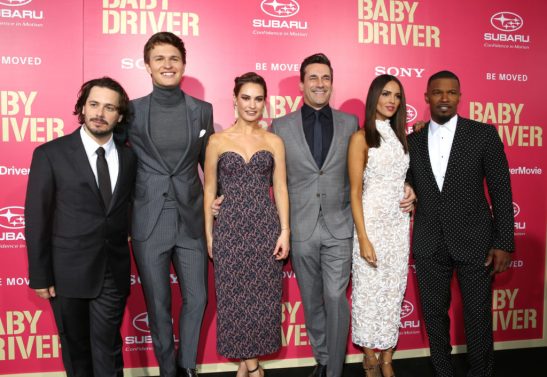 Edgar Wright, Ansel Elgort, Lily James, Jon Hamm, Eiza Gonzalez, Jamie Foxx